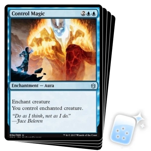 CONTROL MAGIC X4 Commander Anthology Magic MTG MINT CARD - Image 1 of 1