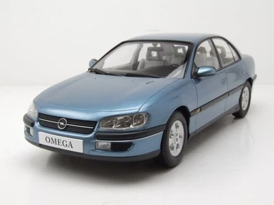 Opel Omega B 1996 hellblau metallic Modellauto 1:18 Triple9 - Bild 1 von 4