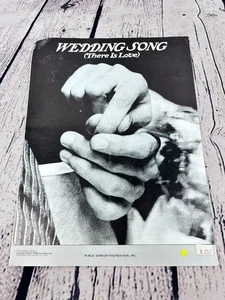 Vintage Sheet Music Wedding Song (There is Love) Piano Sheet Music - Picture 1 of 2