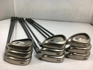 Callaway Great Big Bertha Hawk Eye Titanium Iron Set 9pcs 4-sw Flex R - Picture 1 of 4