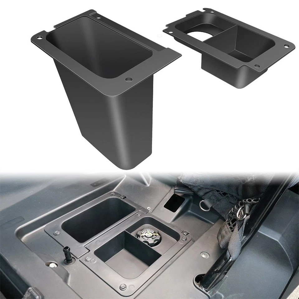Cubo de almacenamiento debajo del asiento impermeable SHINJEW para Honda Pioneer 700-2 700-4 2014-2025 Foto 1 de 4