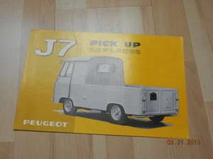 catalogue PEUGEOT J7 Pick up 5/6 places 1968 - Imagen 1 de 1