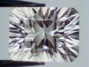 TOPACIO BLANCO 10 x 8 MM CORTE CÓNCAVO ESMERALDA TODO NATURAL AAA LOTE 6214 - Imagen 1 de 1