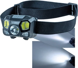 CT23768 LED-Stirnlampe mit Akku "CTH-5" IP44 5W, 375 Lumen, mit Gestensteuerung - Bild 1 von 5