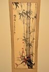 Antique Chinese Original Artist Signed Vintage Blossom Landscape Scroll Painting