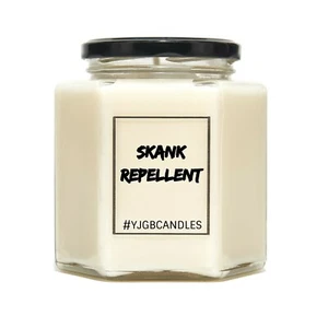 Skank Repellent Funny Joke Scented Candle Gift - Picture 1 of 7