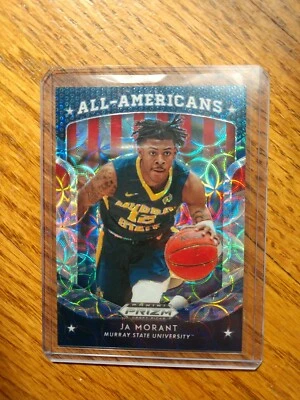 Ja Morant/25 PRIZM Selecciones del Draft All-Americans RC Novato CAMO MIRA #44 Foto 1 de 2