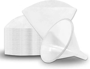 Birllaid Non Woven Filter Cones Cooking Oil 50 and 1 Holder - Picture 1 of 2