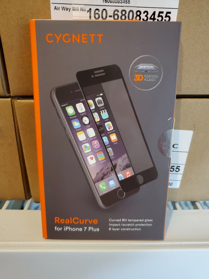 Cygnett Tempered Glass Screen Protector for iPhone 8+/7+/6s+/6+ - 848116014272 - Image 1 of 2