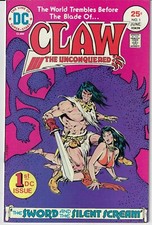 CLAW THE UNCONQUERED # 1 DC 1975 FN