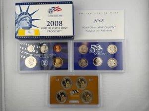 2008 Clad Proof Set U.S. Mint Original Government Packaging OGP COA - Picture 1 of 7