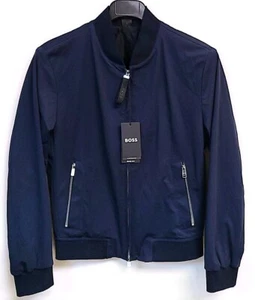 BOSS Bomber Jacket Performance Four Way Stretch Wrinkle Free Slim Fit - Size 38R - Picture 1 of 18