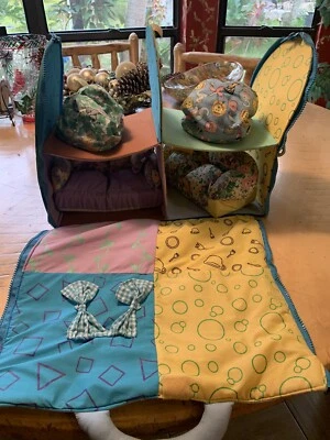 RARE 1999 BBBH HOUSE+ FURNITURE  Bear In the Big Blue House Plush Playhouse Home - Image 1 of 4