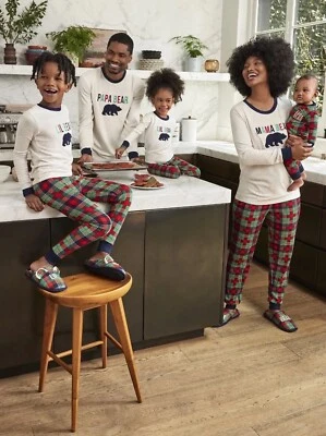 Dearforms Women's Plus 3X Multicolor Mama Bear Family 2-Piece Pajama Set NWT - Image 1 of 3