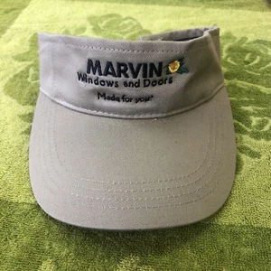 Vintage Marvin Window And Door Employee Visor Cap Felcro Back Adjustable - Picture 1 of 3