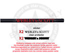 WEBLEY  & SCOTT Vinyl Decal Sticker For Shotgun / Gun / Case / Gun Safe / Car