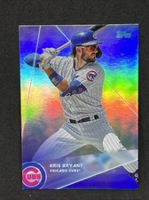 Kris Bryant 2020 Topps X Steve Aoki Wave 3 Rainbow Foilboard #55