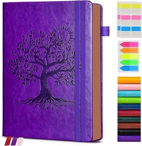 Vintage Leather Journal - 300 Page Lined Journal Notebook with Numbered Pages,A5 - Picture 1 of 7