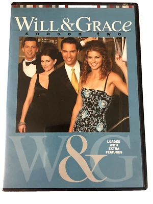 Will & Grace Season Two DVD Ships Same Day With Tracking Foto 1 de 2