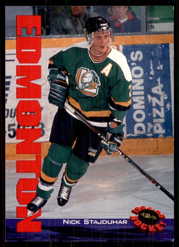 1994-95 Classic Nick Stajduhar Edmonton Oilers #83 - Image 1 of 2