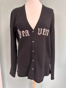 Allude Cashmere Andrea Karg Damen Strickjacke Schwarz Heaven Engel Flügel M/L  - Bild 1 von 7