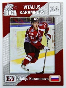 2010-11 HC Riga Pick a Player Card
