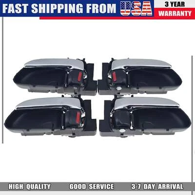 4x NUEVO Manija de puerta interior delantera trasera izquierda derecha para Subaru Forester 2003-2008 Foto 1 de 4