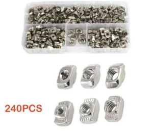 Hincell - 240 PCS M3 M4 M5 2020 Series Carbon Steel T Slot Nut Kit - USA  Seller - Picture 1 of 5