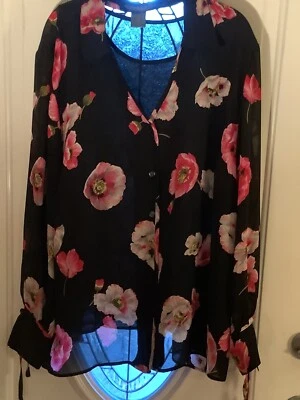 Conjunto Blusa Koret Mujer Floral 2 Piezas Fluido Talla 26W Foto 1 de 4