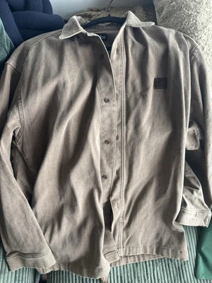Camisa jeans Acne Studios marrom tamanho P (oversized) difícil de encontrar  - Imagem 1 de 3