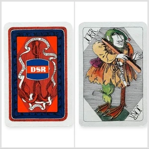 Joker – Single Card – DSR Rostock Back – German Advertising - Picture 1 of 3