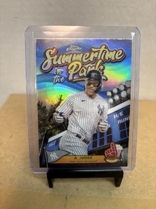 2024 Topps Cromo Aaron Judge Summertime in the Park #SITP-3 Yankees - Imagen 1 de 2