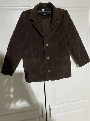 Gymboree Kids Brown Corduroy Jacket Boys Size Small 5-6 - Image 1 of 4