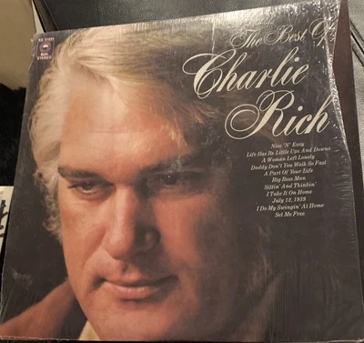 Carlie Rich  Best Of Charlie Rich Lp In Shrink Nice Foto 1 de 3
