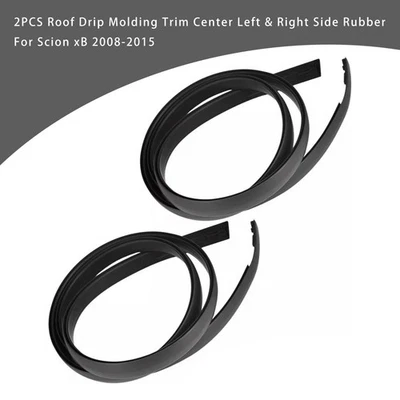 2PCS Roof Drip Molding Trim Center Left & Right Side Rubber For  Scion xB US - Image 1 of 4