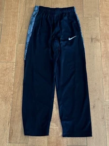 Nike Dri-Fit boys black sweatpants size medium with pockets. - Picture 1 of 5