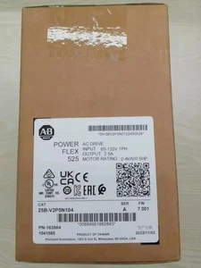 NEW AB 25B-V2P5N104 PowerFlex 525 0.4kW 0.5HP AC Drive 25BV2P5N104 USA Stock - Picture 1 of 2
