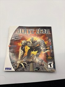 Slave Zero (Sega Dreamcast, 1999) with Manual Only. No Game or original case