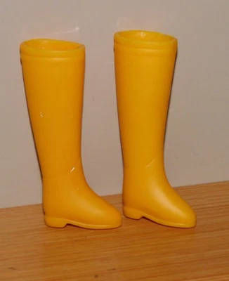 复古 BARBIE PJ 20 世纪 70 年代红色 PILGRIM CHUNKY 高跟鞋 韩国 — 第 1/3 张图片