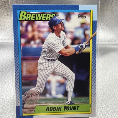 2025 Topps Robin Yount “tarjeta de error” Yount Bleed Through error en el frente B7 Foto 1 de 4