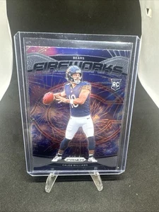 Caleb William 2024 Panini Prizm - Fireworks Silver #25 (RC) - Picture 1 of 2