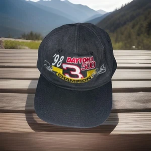 Vintage ‘98 Daytona 500 Dale Earnhardt Champion Cap Adult Size Nascar Corduroy - Picture 1 of 24