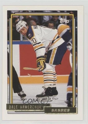 1992-93 Topps Gold Dale Hawerchuk #296 HOF - Image 1 of 2