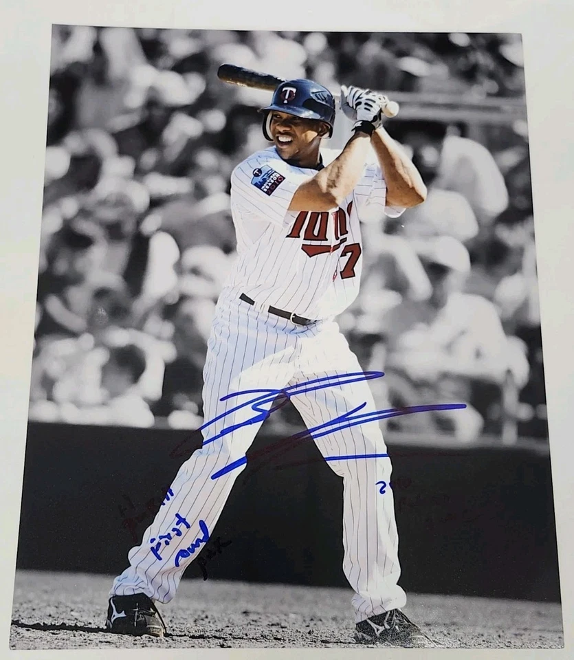 Foto autografiada firmada por Ben Revere de 8x10 gemelos Foto 1 de 1