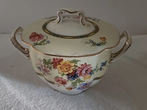 Johnson Brothers Pareek Sugar Bowl w/Lid Porcelain Pottery - Picture 1 of 3