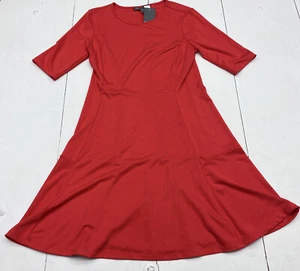 Donna Ricco Hot Pink Fit and Flare Dress Women’s Size Medium New - Picture 1 of 6