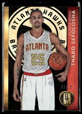 2015-16 Panini Gold Standard Black Thabo Sefolosha 02/15 Atlanta Hawks #27
