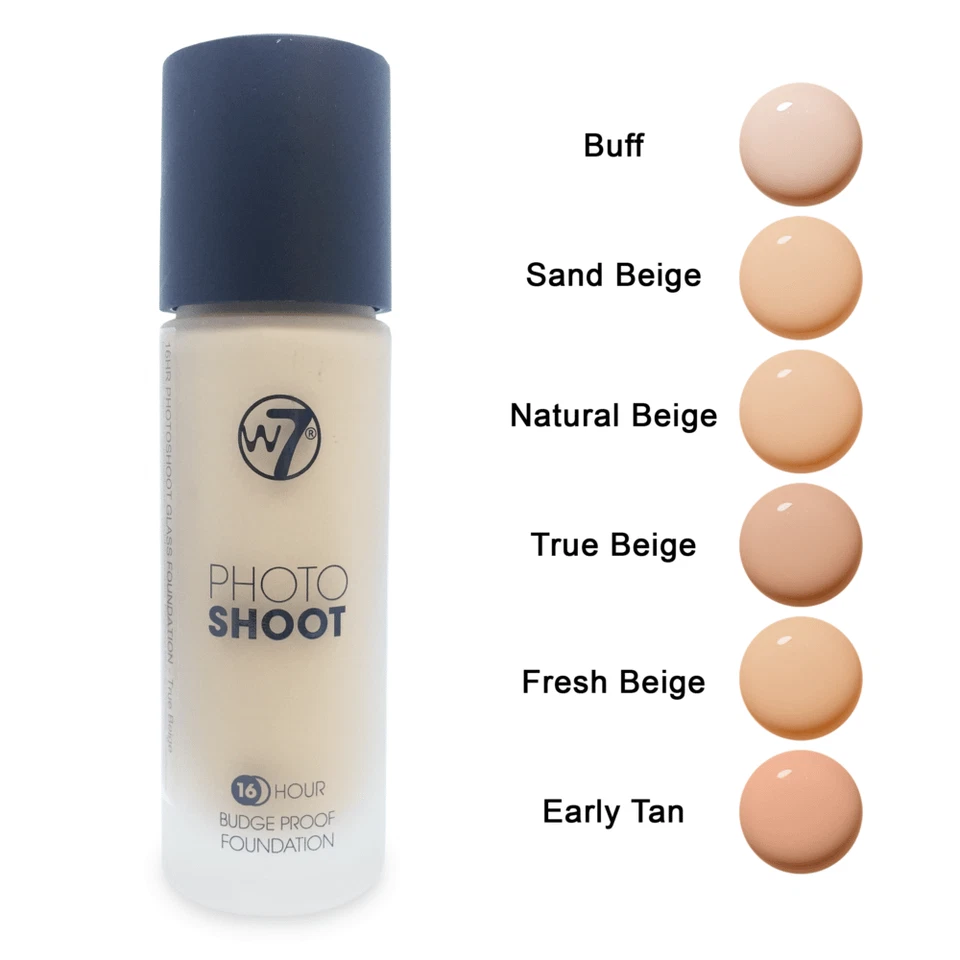 W7 Fotoshooting 16 Stunden Haltbare Makellose Vollabdeckung Foundation - Bild 1 von 1