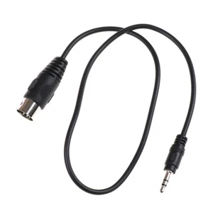 1xDIN 5 Pin Din MIDI Male Plug To 3.5mm Male Stereo Jack Audio Cable 50cm 0.HU - Picture 1 of 6