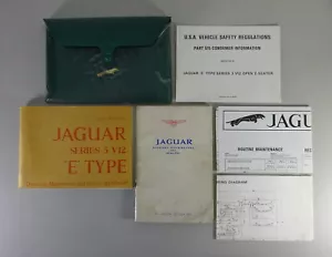 Folder + Operating Instructions Jaguar E-Type V12 Series III USA Model Year 1972 - Picture 1 of 4